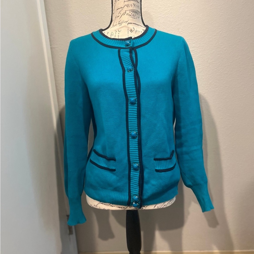 Teal Button-Up Women's Marc Jacob’s Sweater